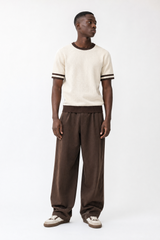 Knit Contrast Hem Shirt