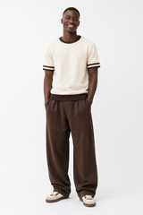 Knit Contrast Hem Shirt