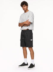 Drawstring Cargo Shorts