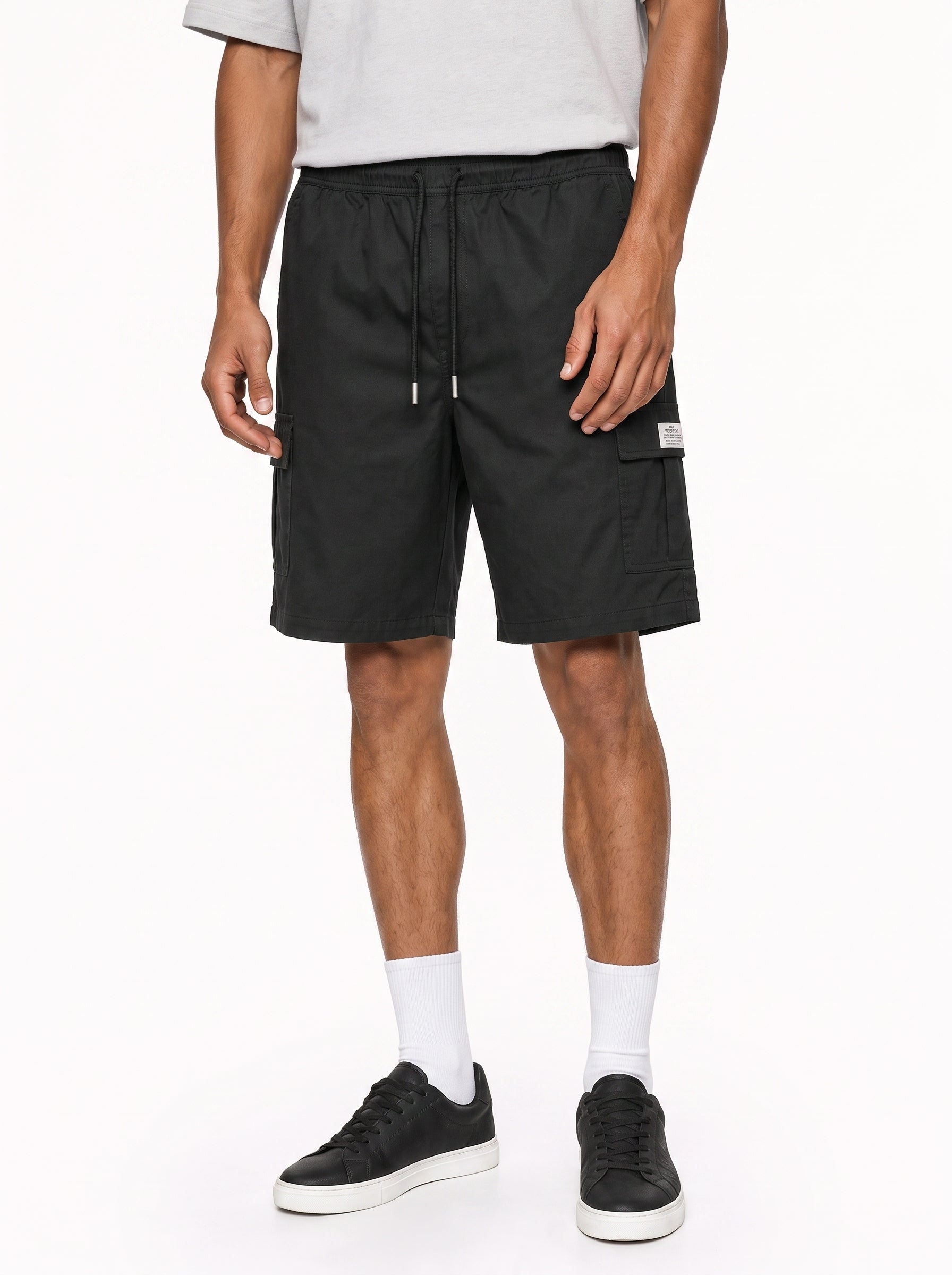 Drawstring Cargo Shorts