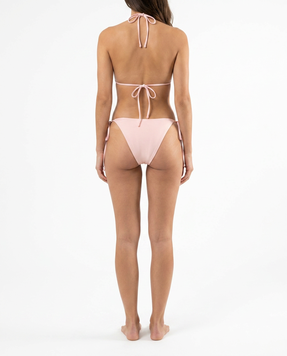 Triangle Bikini and Lace Skirt Set