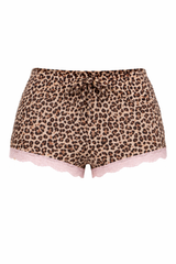 Leopard and Lace Micro Shorts