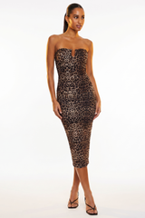 Leopard Print Maxi Dress