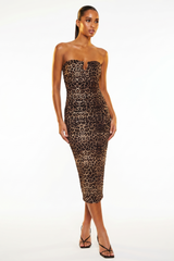 Leopard Print Maxi Dress
