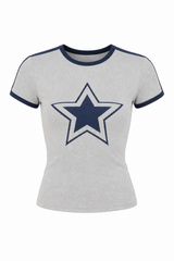 Sport Graphic Ringer Baby Tee