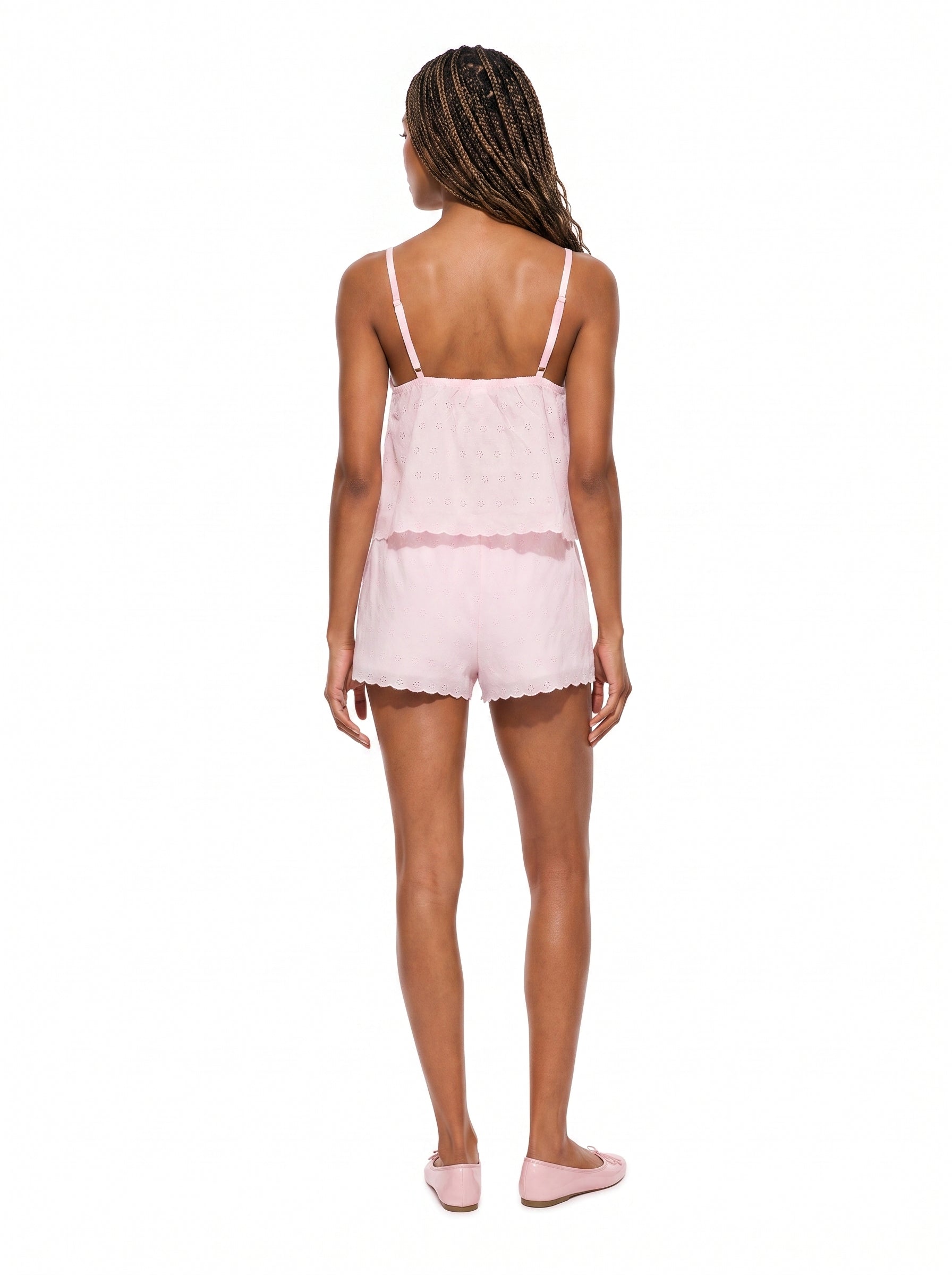 Eyelet Cami and Short Set