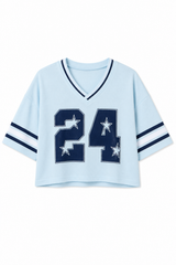 Sport Graphic Cropped Jersey Tee