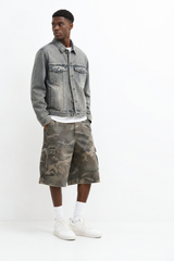 Washed Denim Trucker Jacket