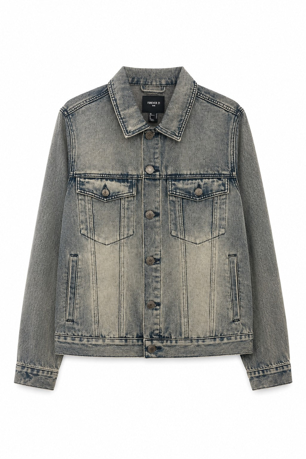 Washed Denim Trucker Jacket