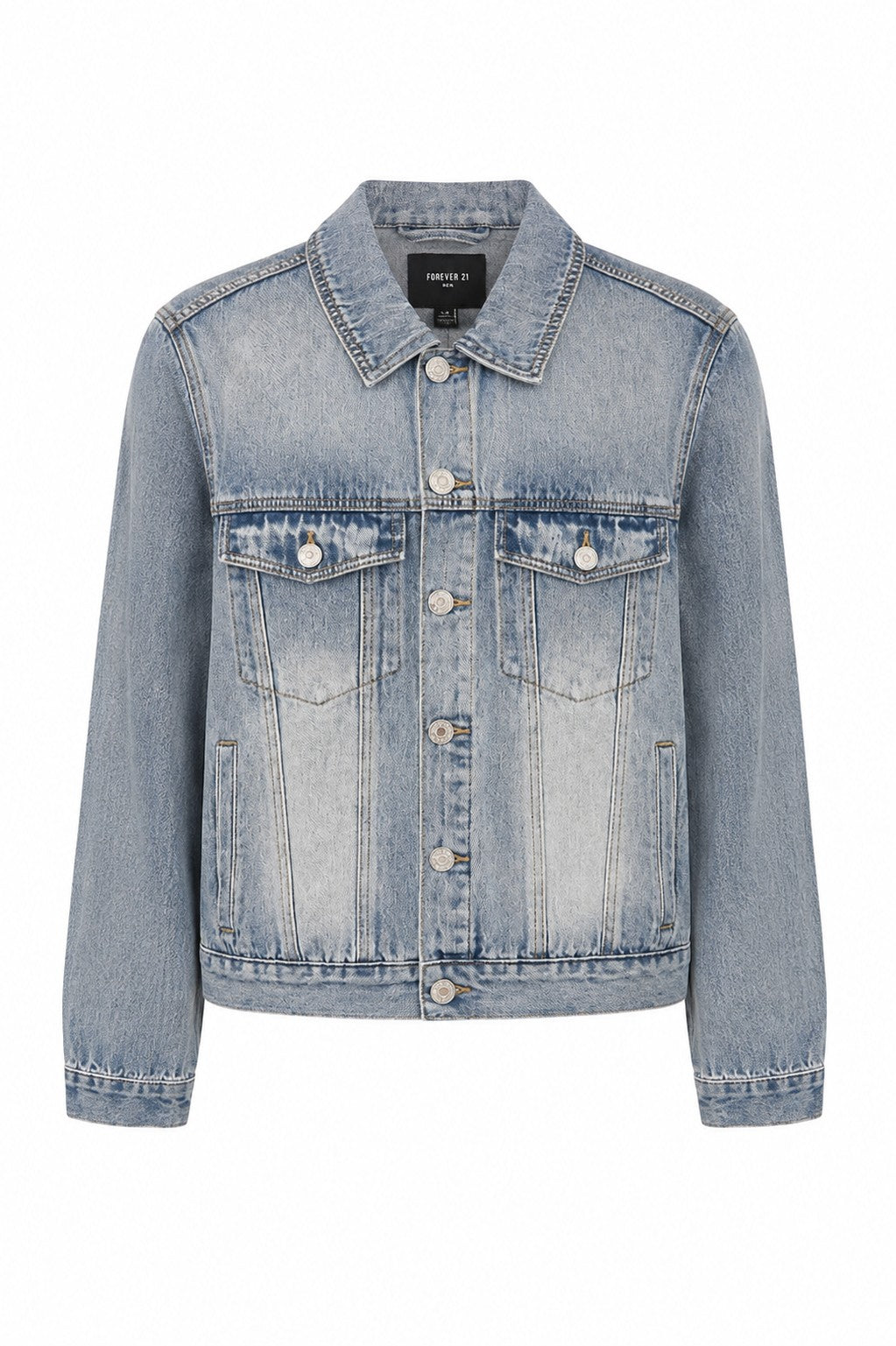 Washed Denim Trucker Jacket