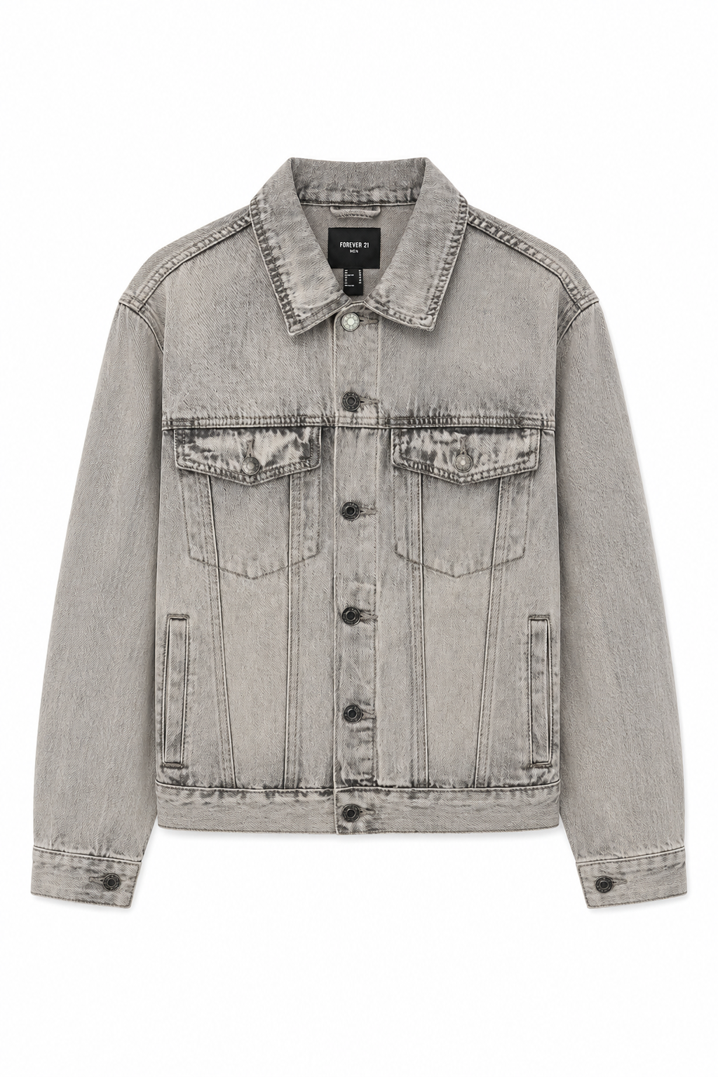 Washed Denim Trucker Jacket