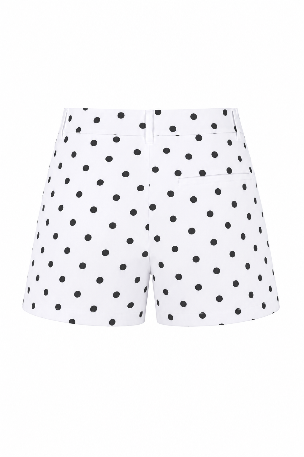 Polka Dot High-Waist Shorts