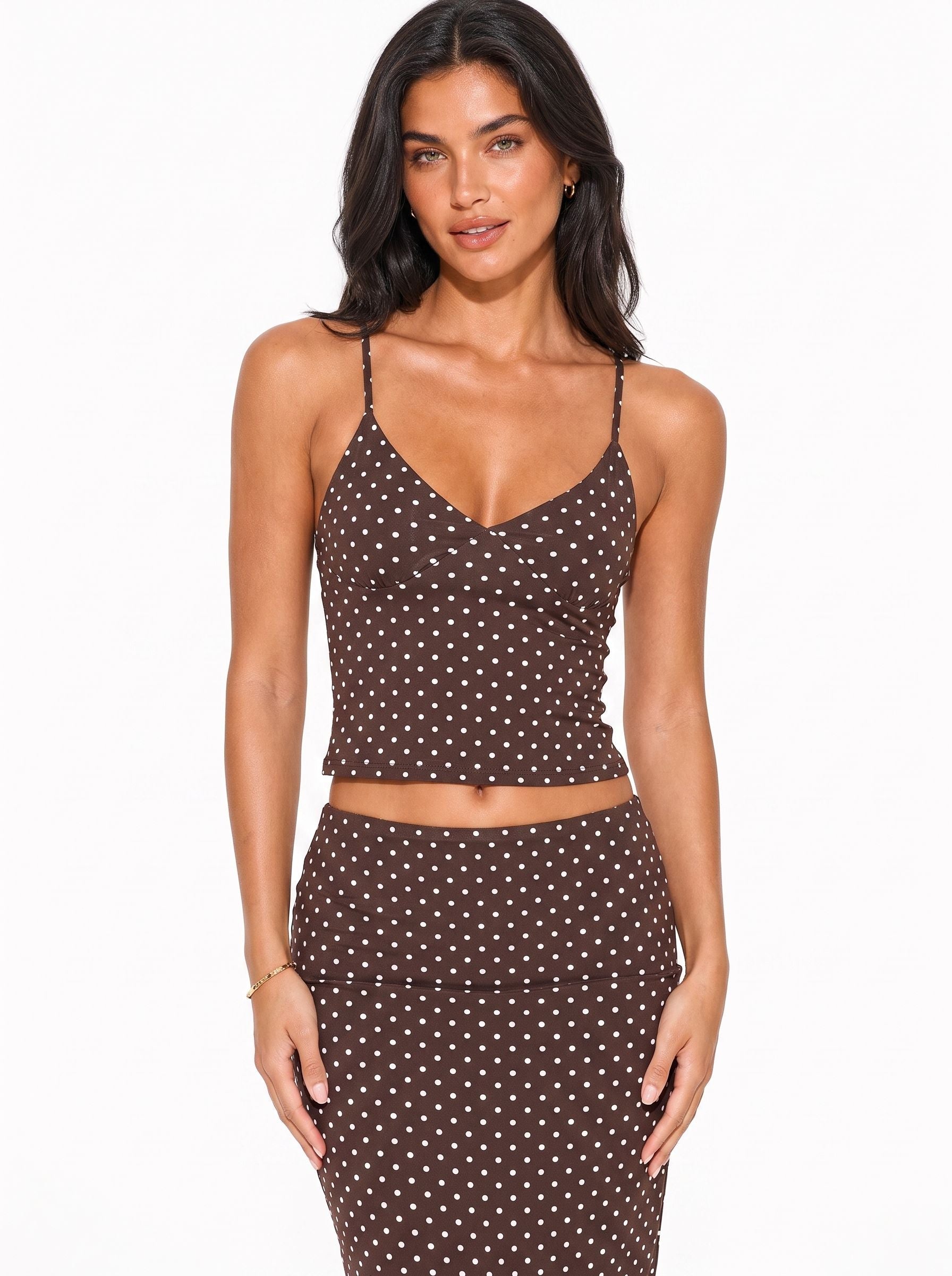 Printed Maxi Skirt And Tank Top Set