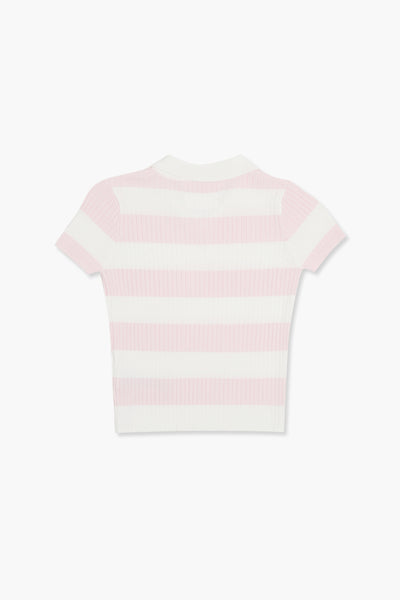 Girls Sweater-Knit Striped Top (Kids)