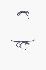 Denim Triangle Bikini Top