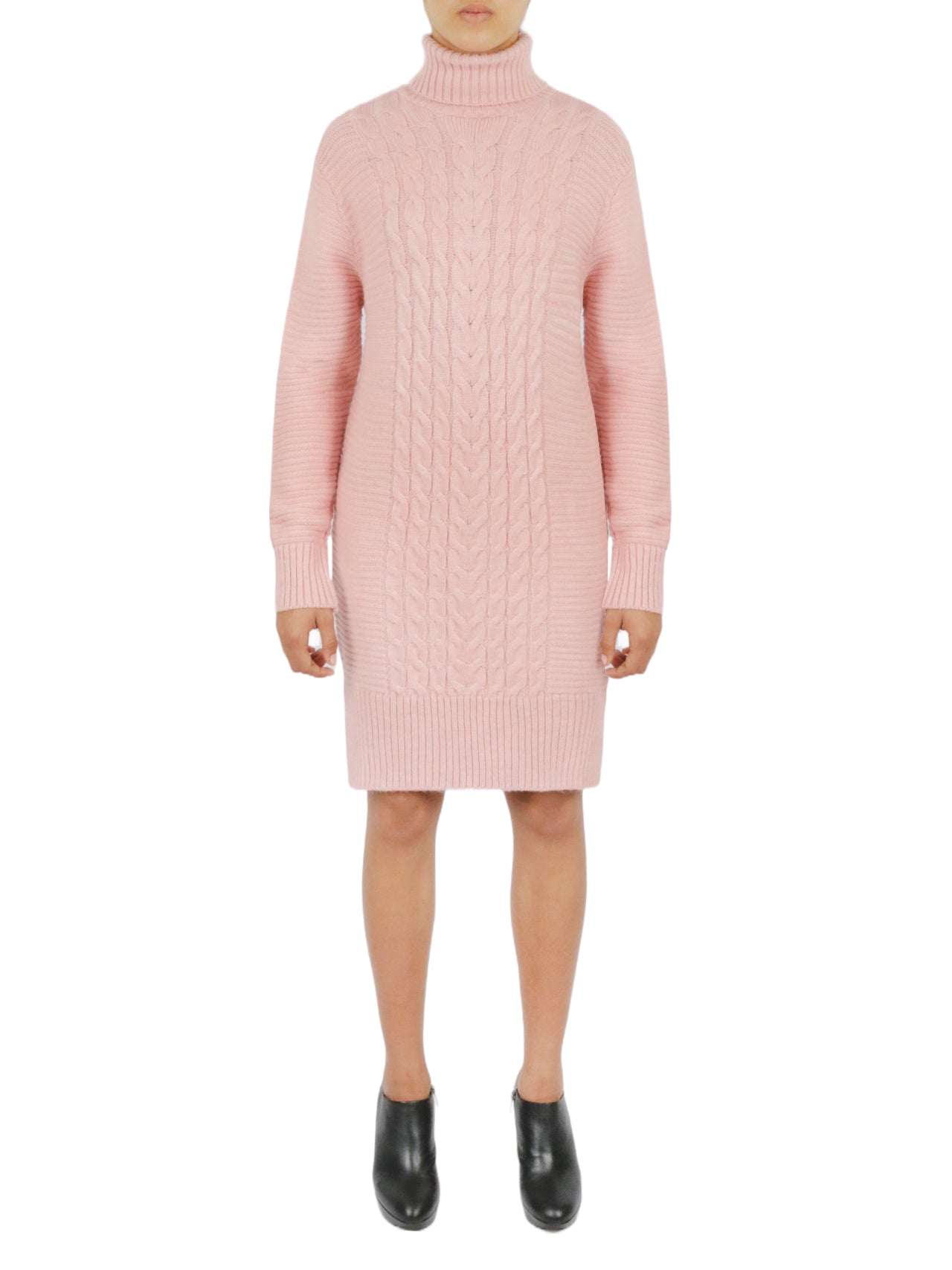 Turtleneck Sweater Dress
