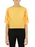 Cropped Tie Back Blouse