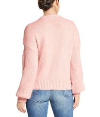 Cable Knit Cropped Pullover Sweater