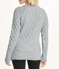 Diamond Belted Tunic Sweater