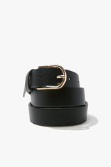 Faux Leather Buckle Belt