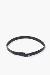 Faux Leather Buckle Belt