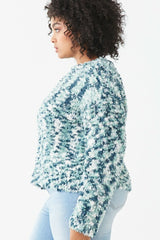 Plus Size Fuzzy Chenille Sweater