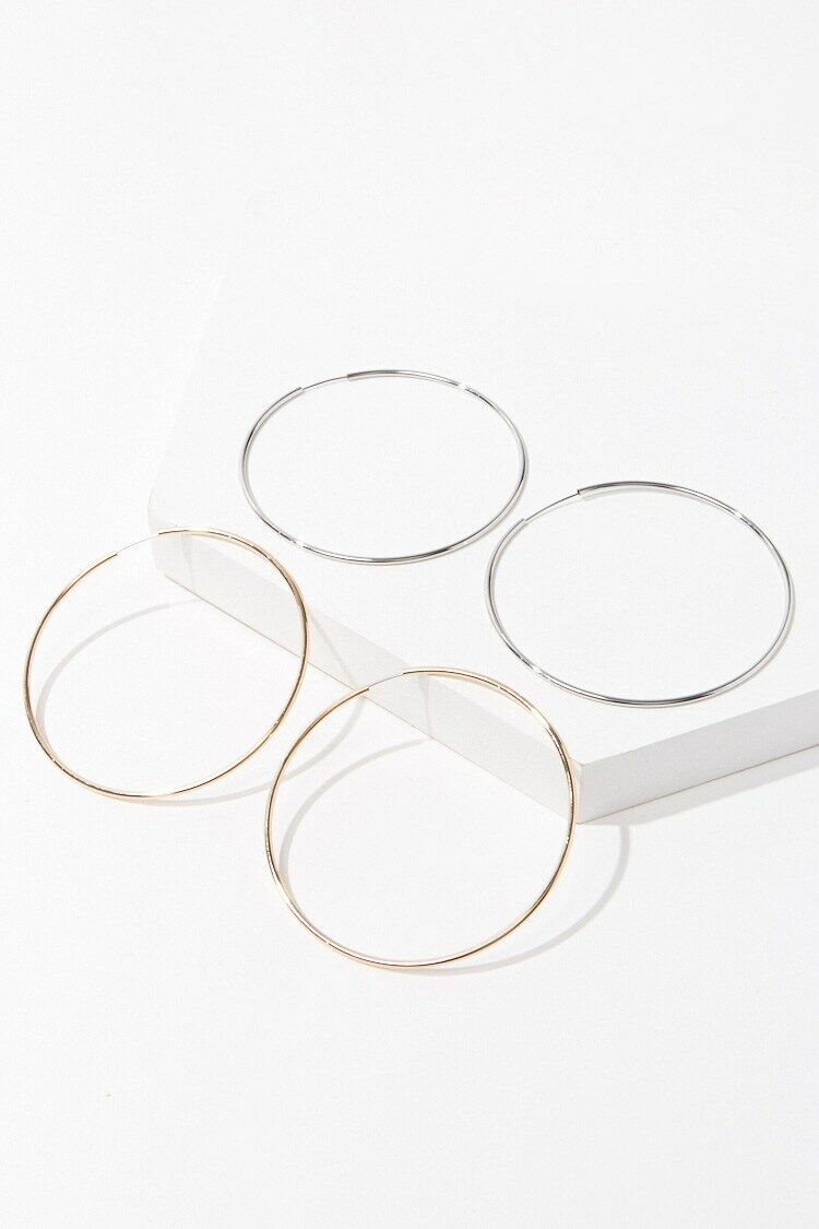 Infinity Hoop Earring Set