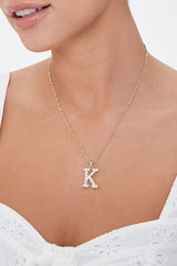 Initial Pendant Necklace