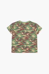 Girls Camo Print Tee (Kids)