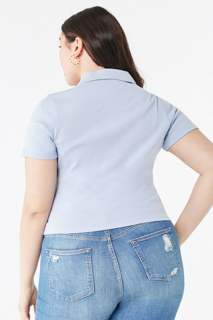 Plus Size Button-Down Shirt