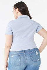 Plus Size Button-Down Shirt