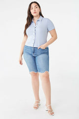 Plus Size Button-Down Shirt