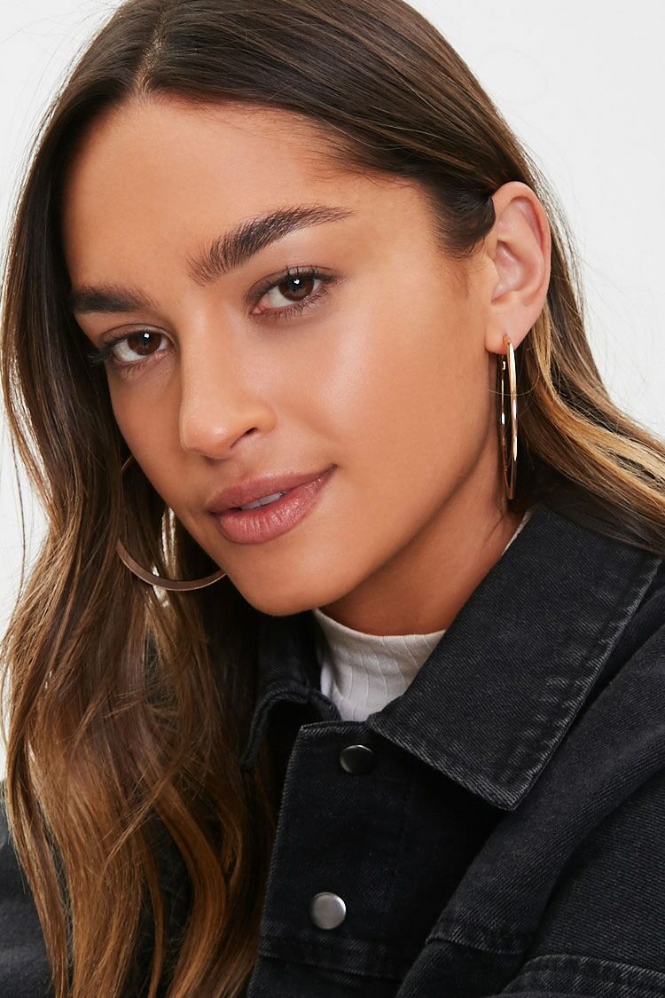 Flat Hoop Earrings