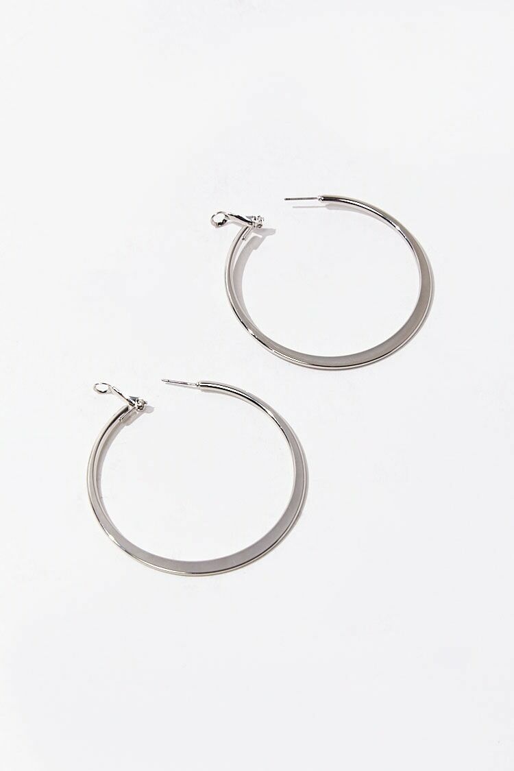 Flat Hoop Earrings