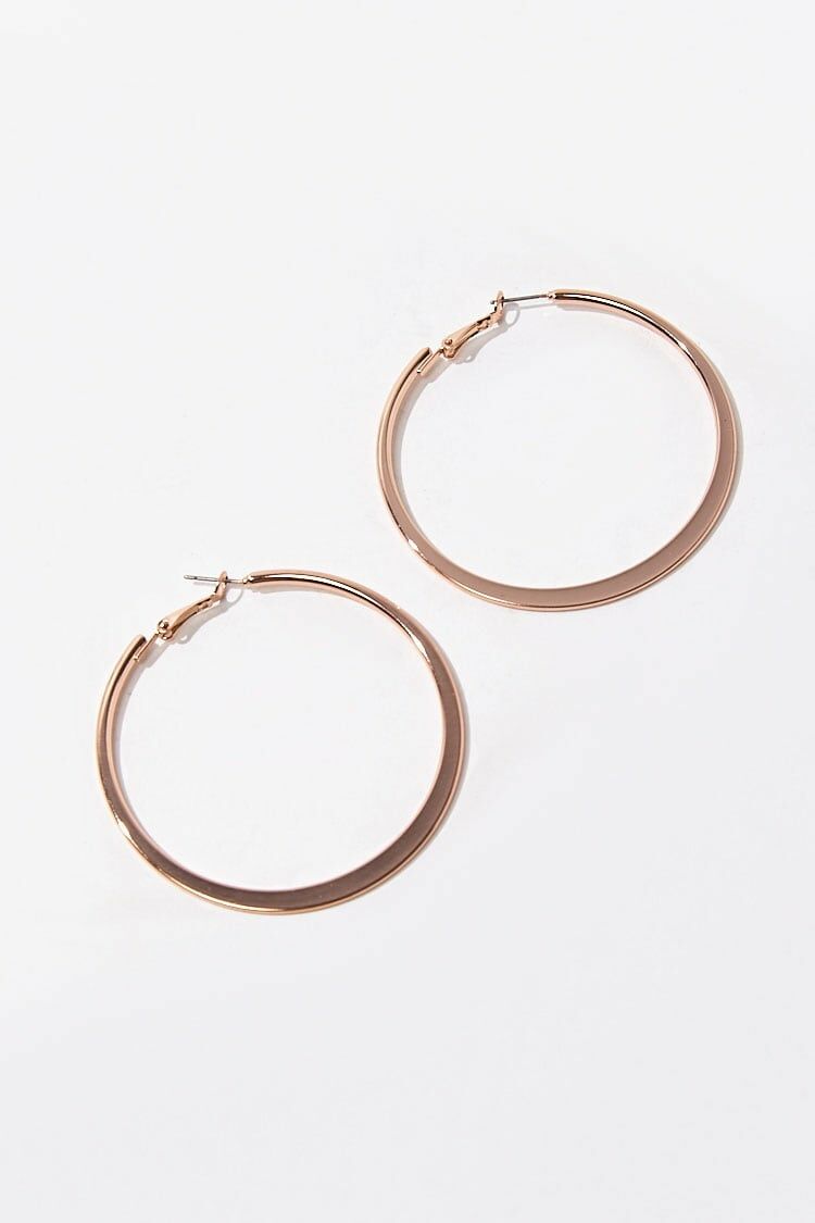 Flat Hoop Earrings