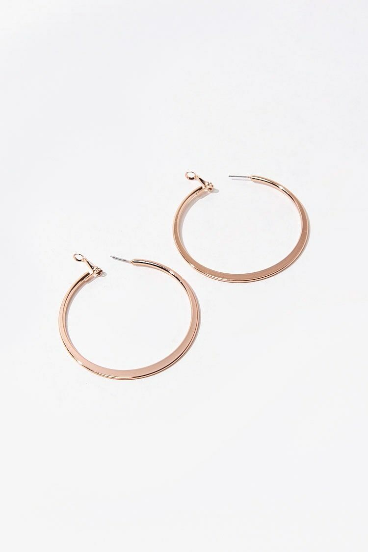 Flat Hoop Earrings