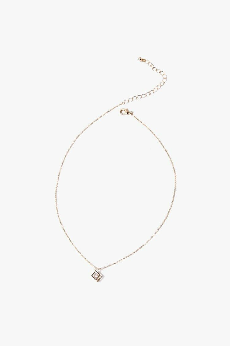 Cube Charm Necklace