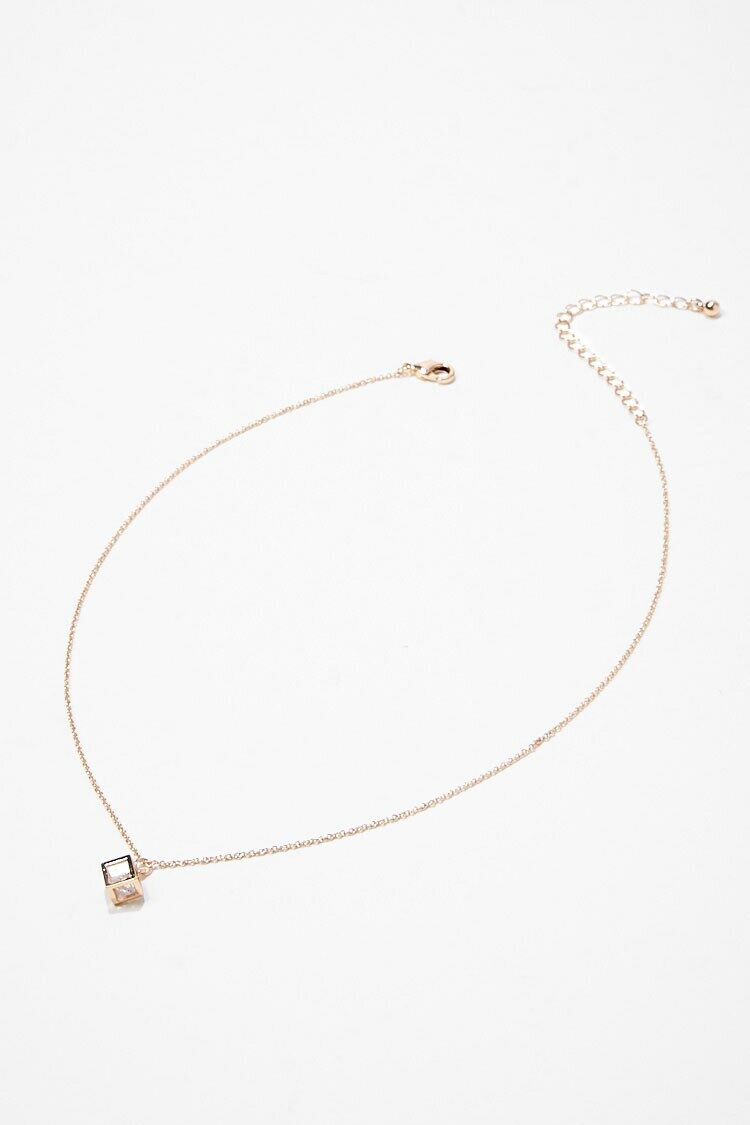 Cube Charm Necklace