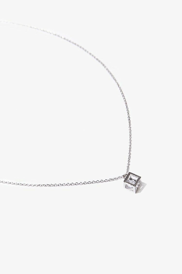 Cube Charm Necklace