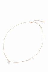 CZ Stone Charm Necklace