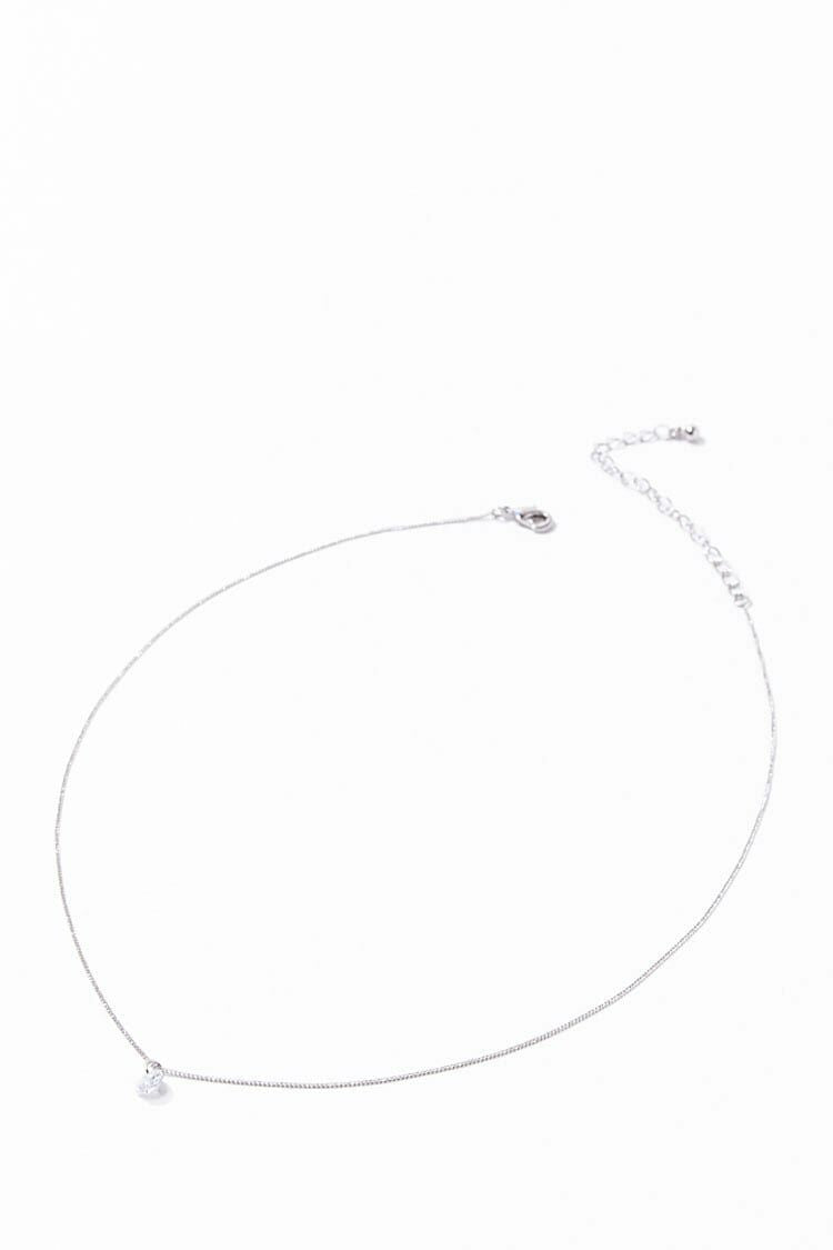 CZ Stone Charm Necklace
