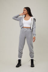 Drawstring Waist Joggers