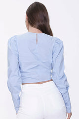 Drawstring Crop Top