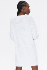 Fuzzy Knit Sweater Dress