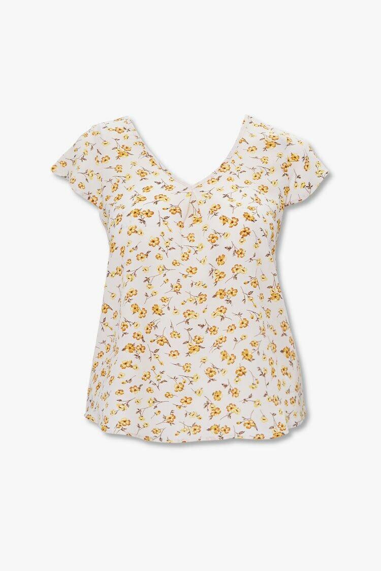 Plus Size Floral Top