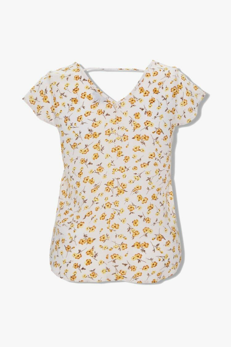 Plus Size Floral Top