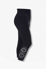 Plus Size Cutout Capri Leggings