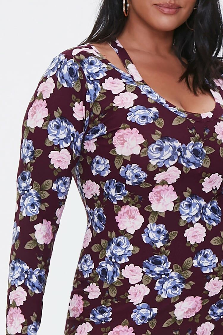 Plus Size Cutout Bodycon Dress