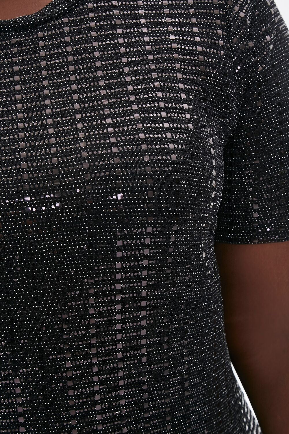 Plus Size Sequin Mini Dress