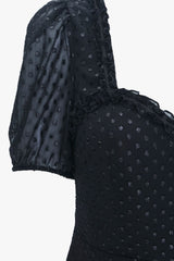 Plus Size Polka Dot Sweetheart Dress
